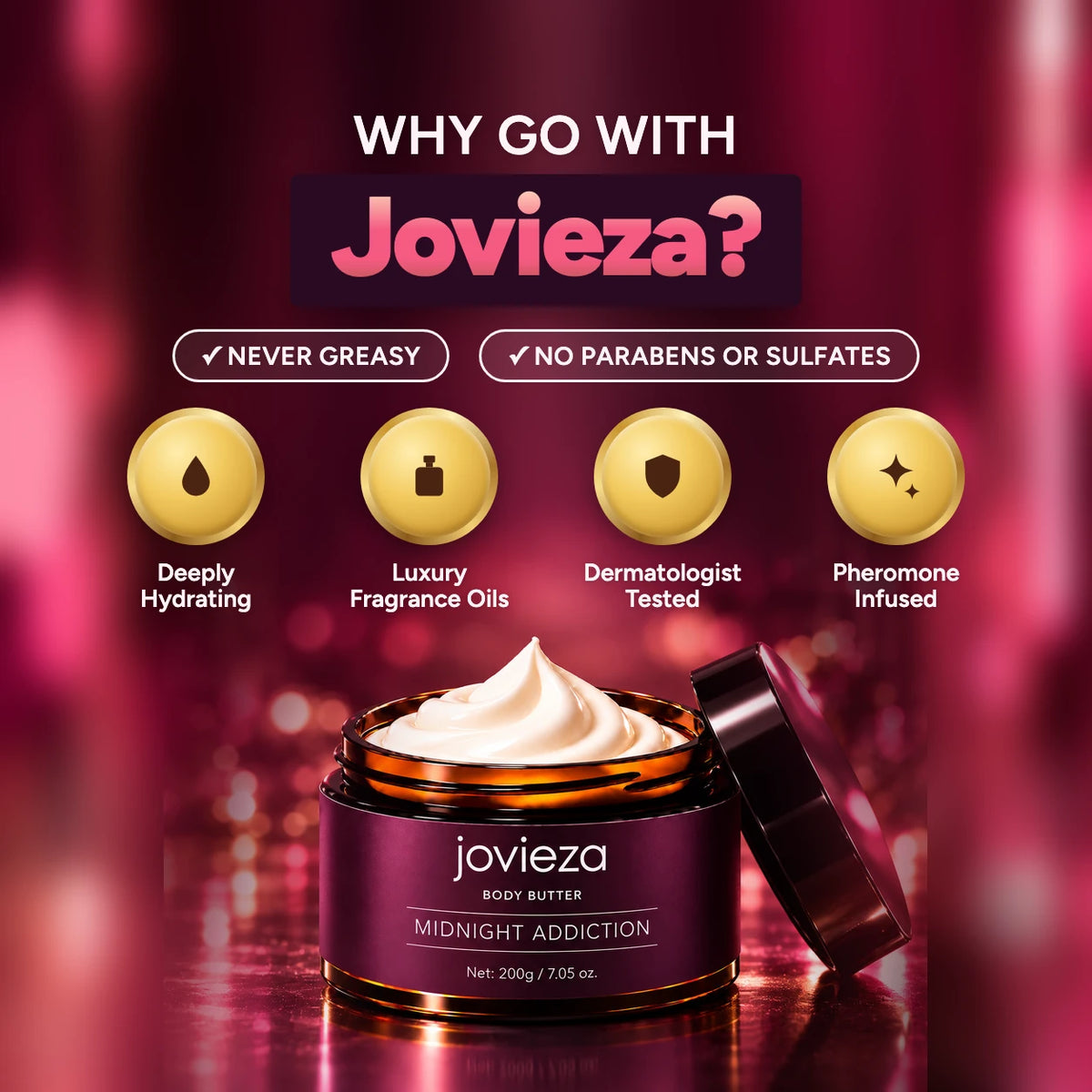 Midnight Addiction scent notes and benefits: why go with Jovieza